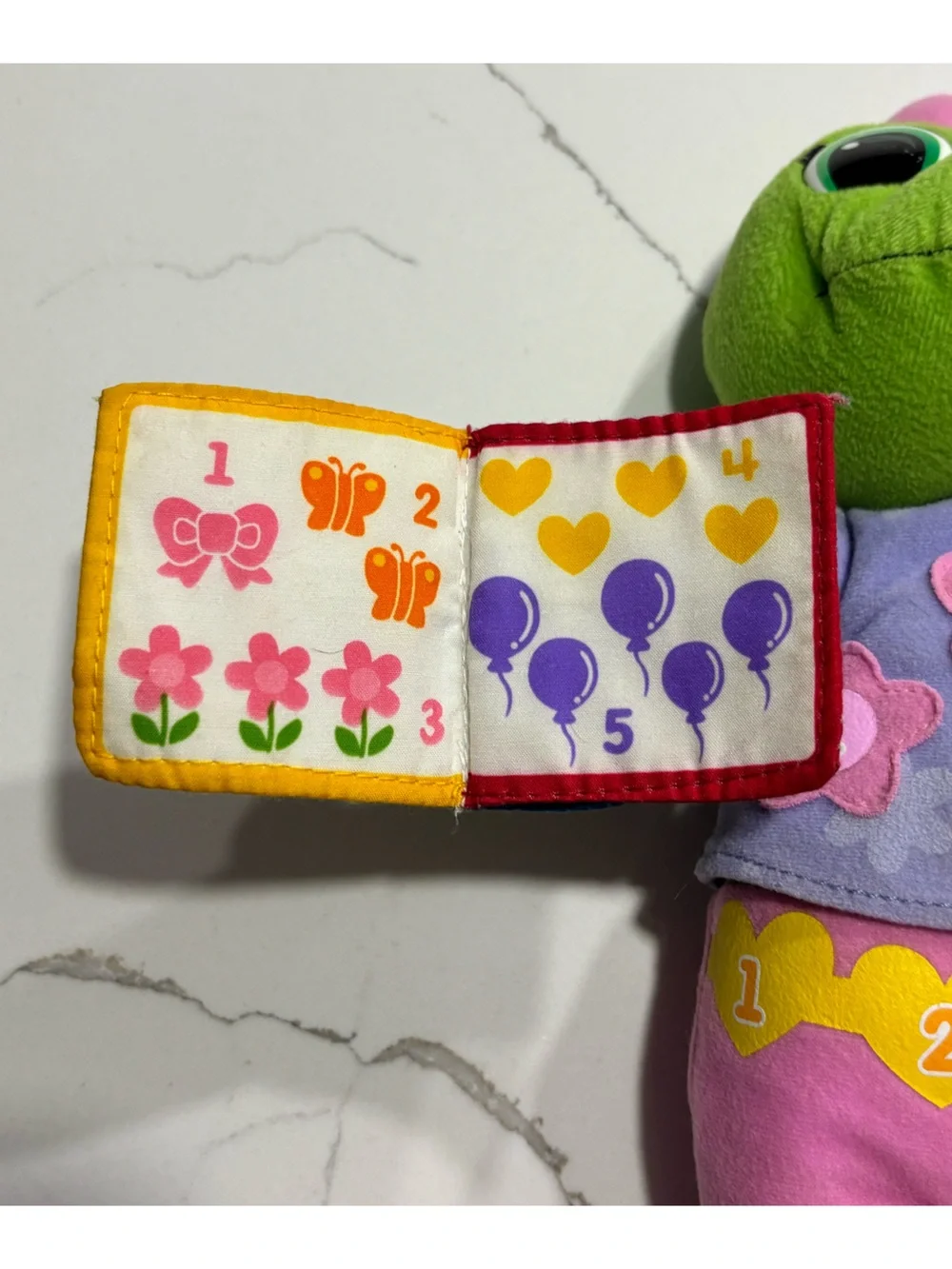 Leapfrog Lily Talking Musical Plush Green Pink Interactive Frog Learning Toy